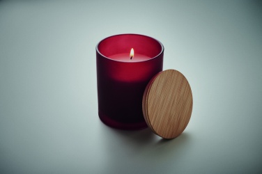 Logo trade promotional gifts image of: Plant based wax candle 280 gr